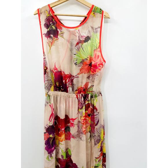 Ted Baker Sheer Floral Maxi Dress - Picture 2 of 5